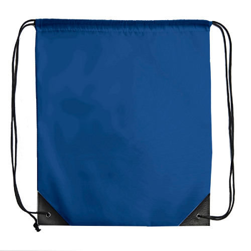 Рюкзак мешок с укреплёнными уголками BY DAY, синий, 35*41 см, полиэстер 210D (синий)