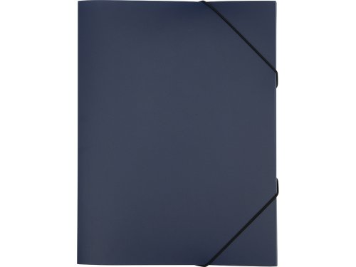 Папка формата А4 с резинкой, синий