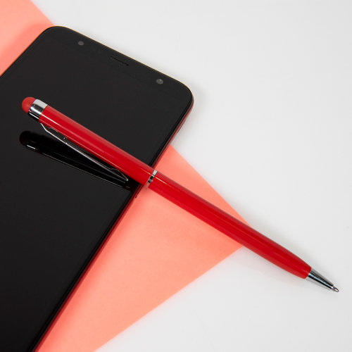 Ручка шариковая со стилусом TOUCHWRITER (розовый)