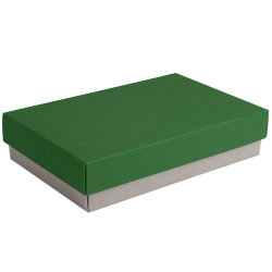 Коробка подарочная CRAFT BOX (серый, зеленый)