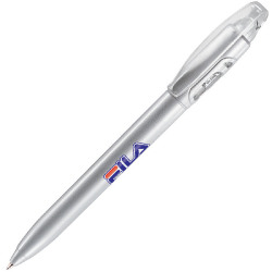 Ручка шариковая X-3 (белый, серый)