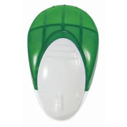 Мемо-холдер на липучке с держателем для авторучки (зеленый, серебристый)